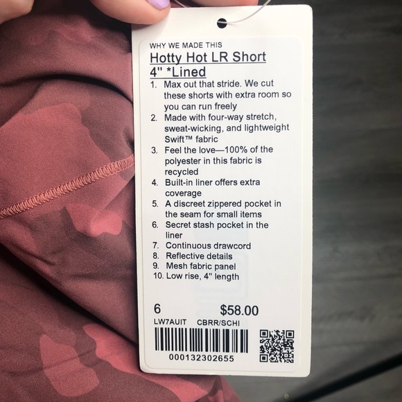 Lululemon Hotty Hot Low Rise Short 4" - Picture 9 of 9